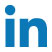 Blue LinkedIn icon